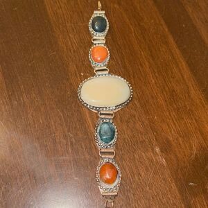 Earthtone stone bracelet